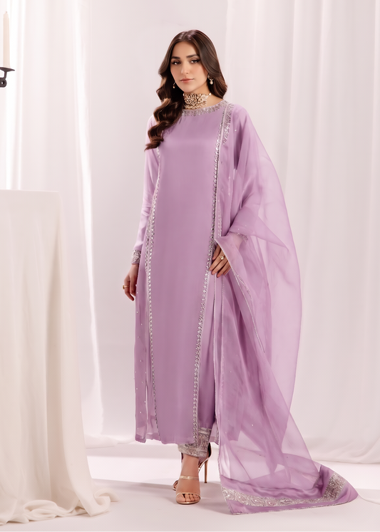 LILAC PURPLE SUIT ALS12-B