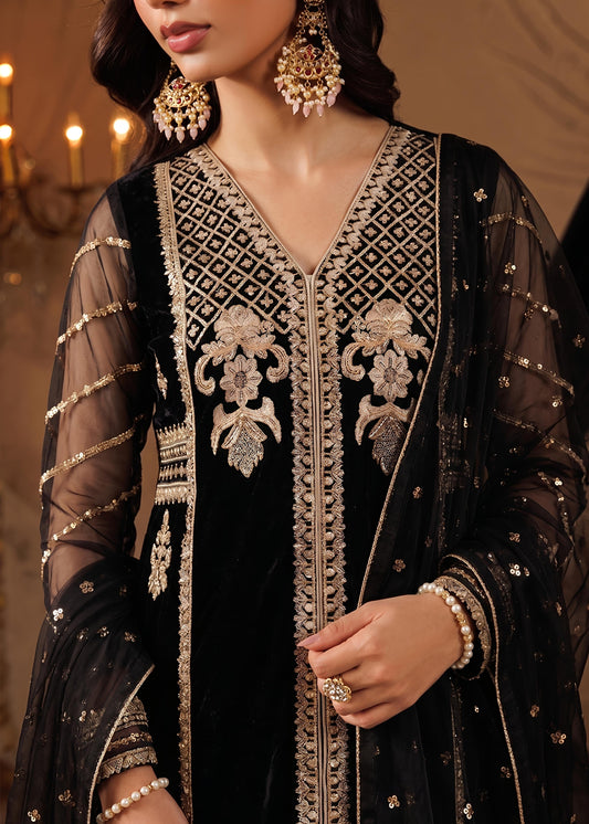BLACK NET SUIT ALN764-B1