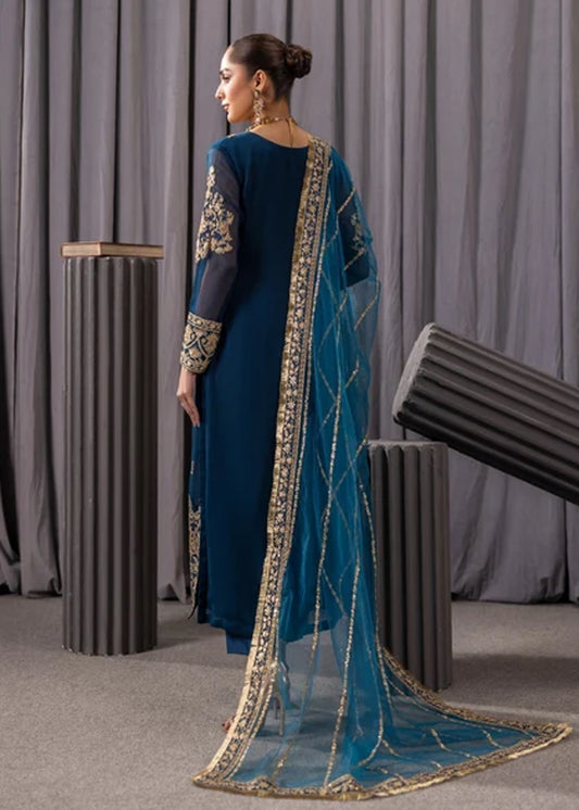 TEAL BLUE SUIT ALN03
