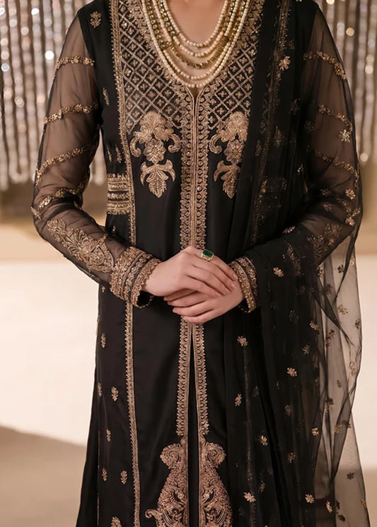 BLACK NET SUIT ALN764-B1