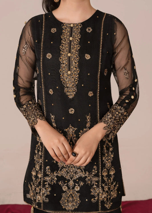 Black Gharara set ALT405
