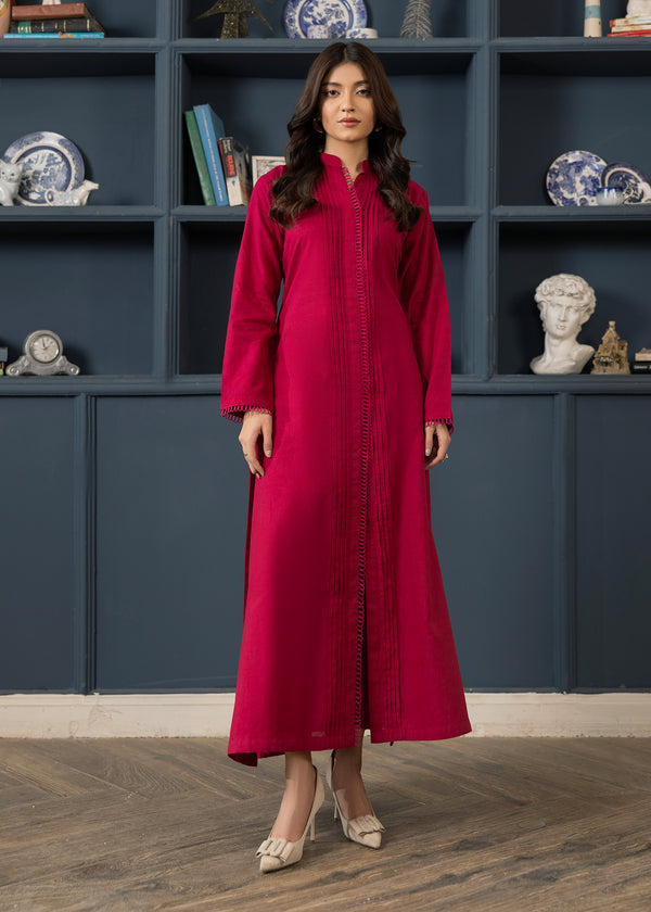 ROSE RED  KURTA SET ALB03