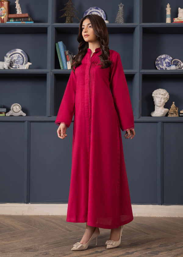 ROSE RED  KURTA SET ALB03
