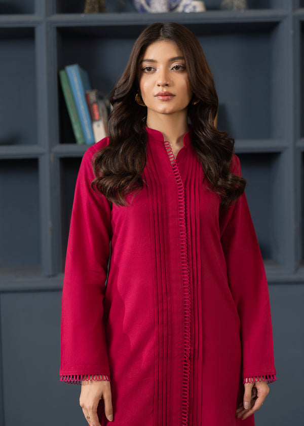 ROSE RED  KURTA SET ALB03