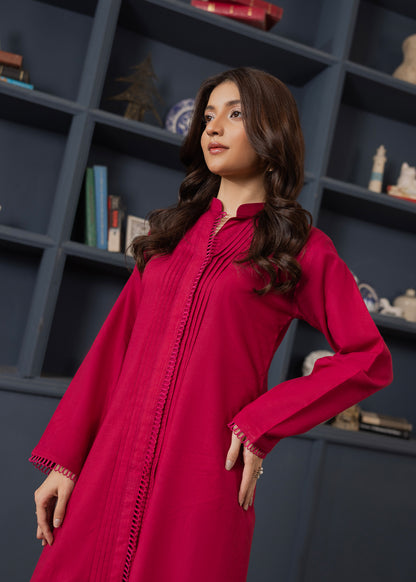 ROSE RED  KURTA SET ALB03