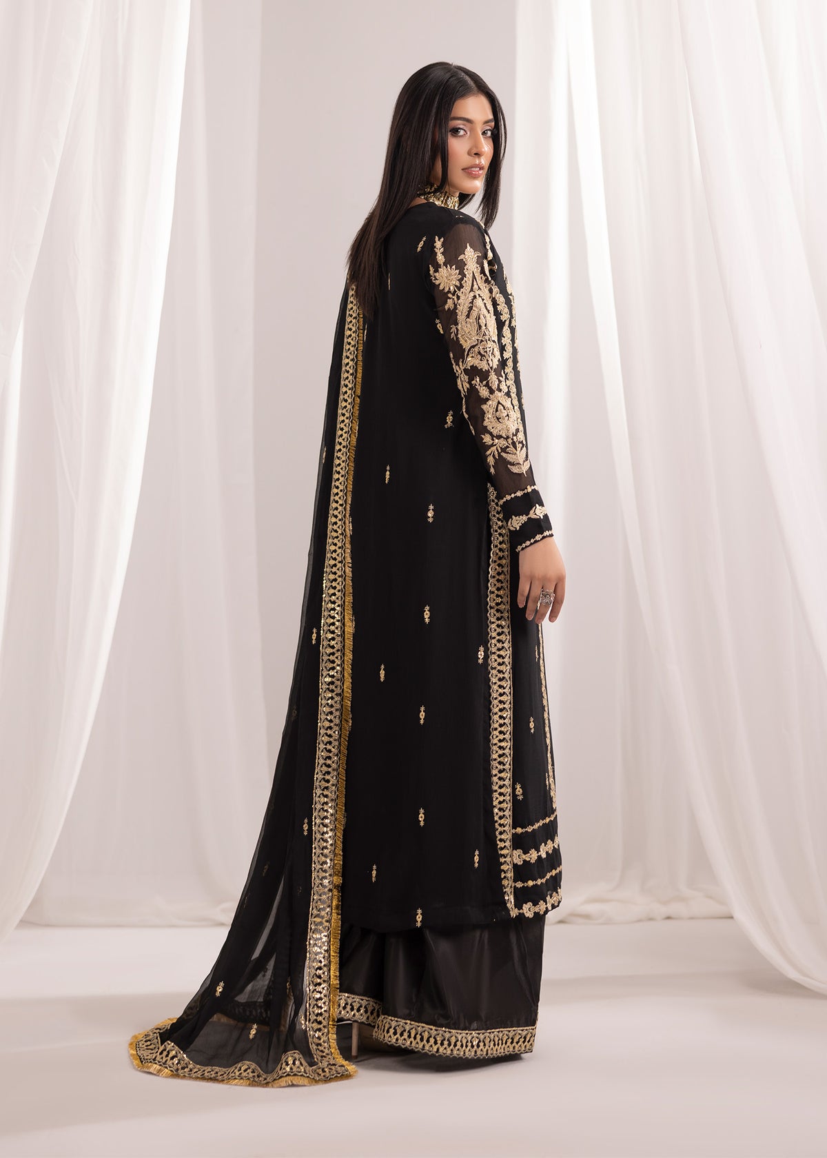 BLACK KURTA SET ALL901