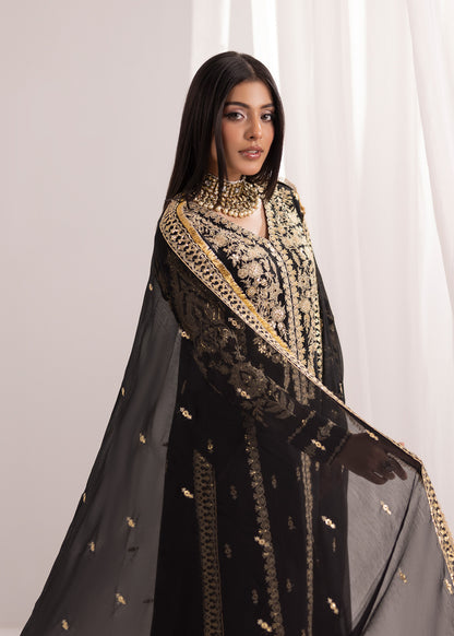 BLACK KURTA SET ALL901