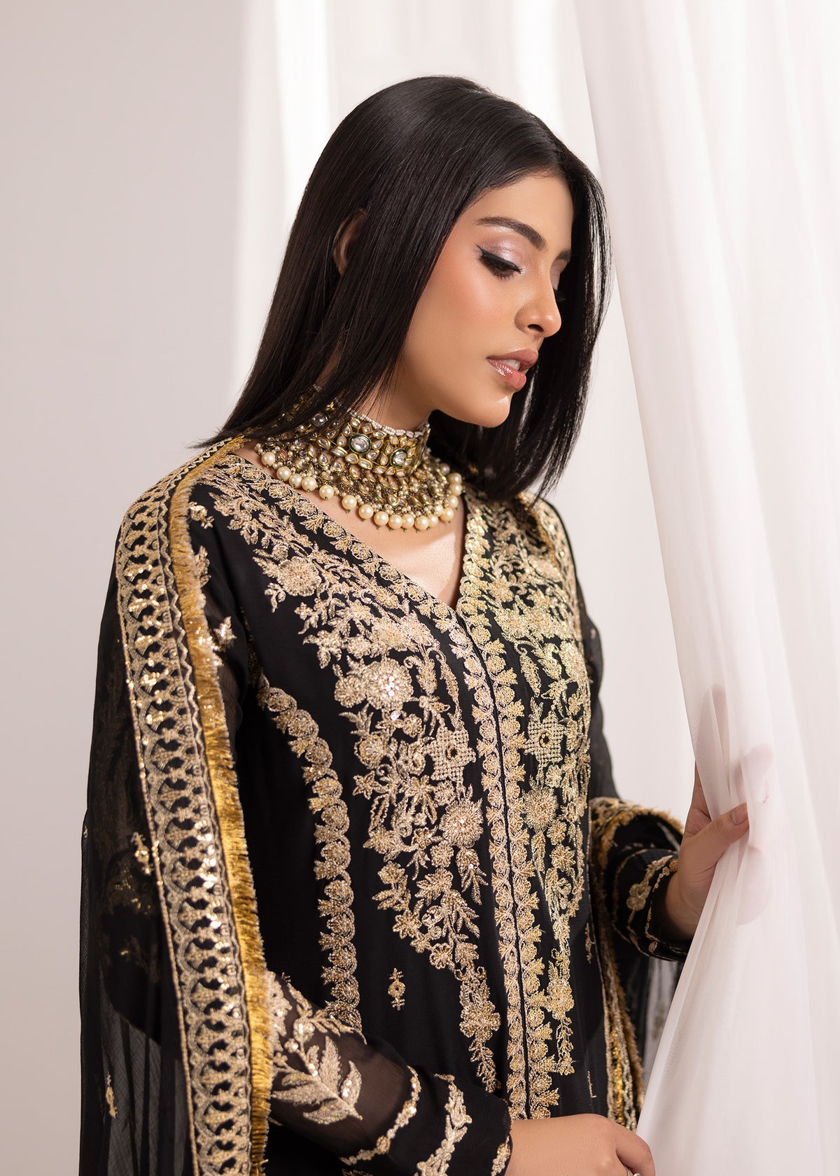BLACK KURTA SET ALL901