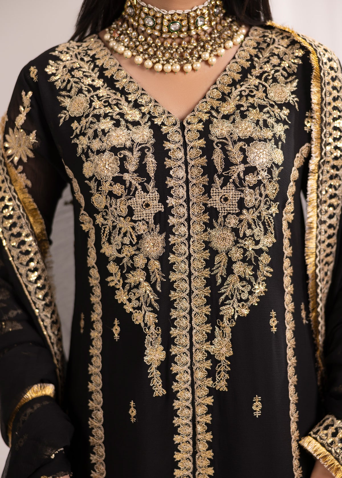 BLACK KURTA SET ALL901