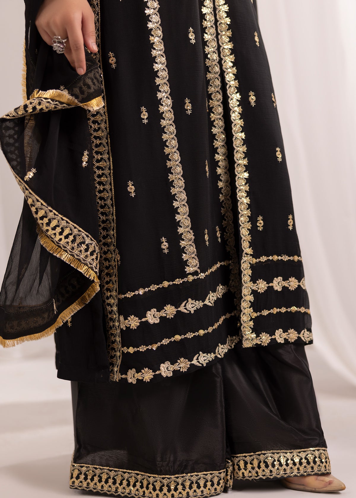 BLACK KURTA SET ALL901