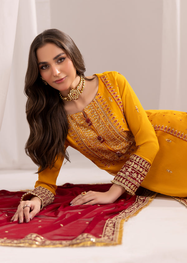 MUSTARD SUIT ALL903