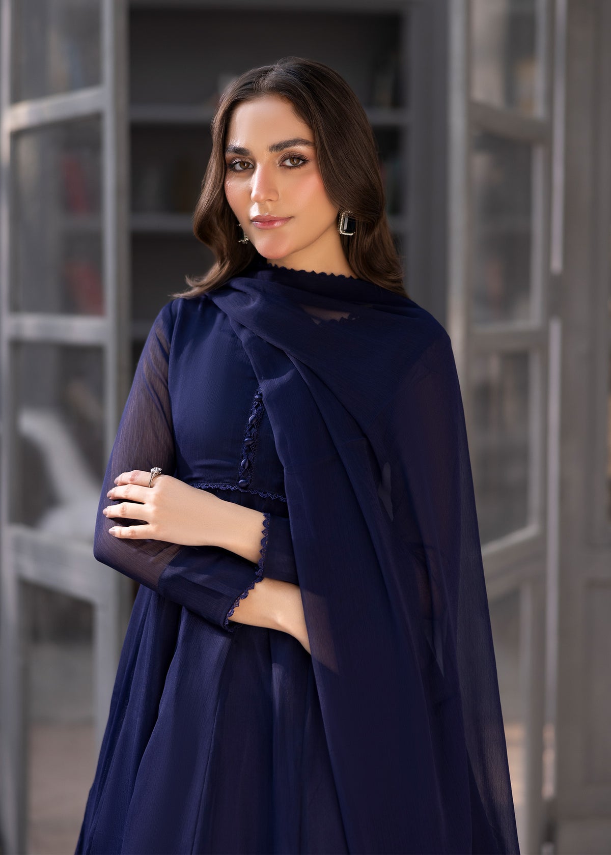 NAVY BLUE MAXI ALM05