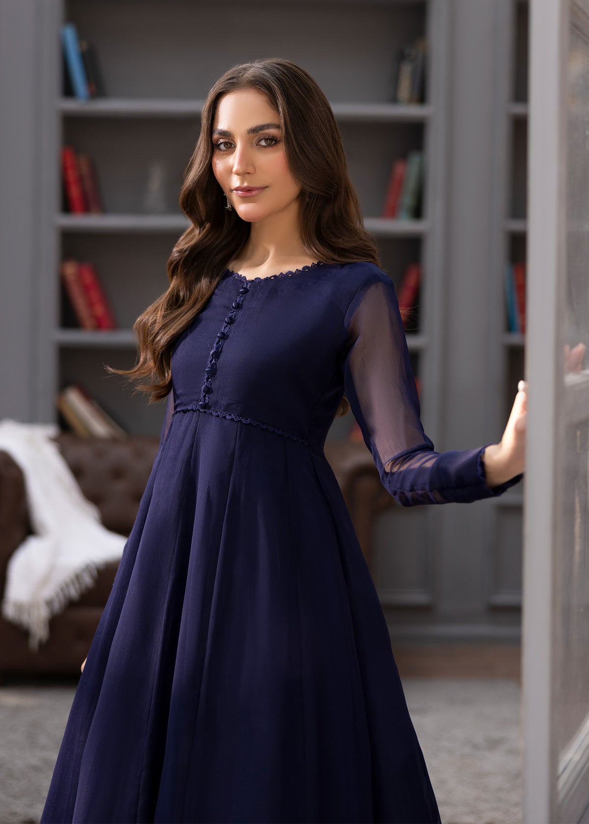 NAVY BLUE MAXI ALM05