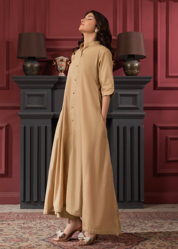 BEIGE KURTA SET ALB33