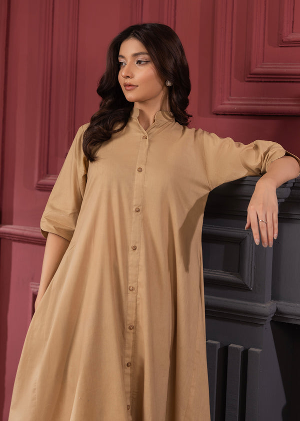 BEIGE KURTA SET ALB33