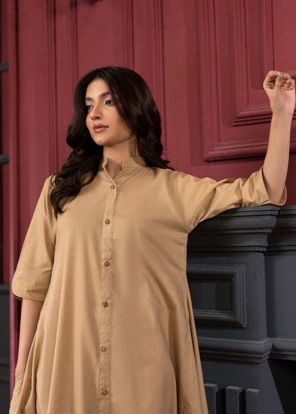 BEIGE KURTA SET ALB33