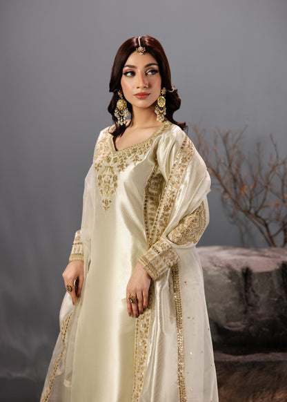 GOLD TISSUE SUIT ALS05