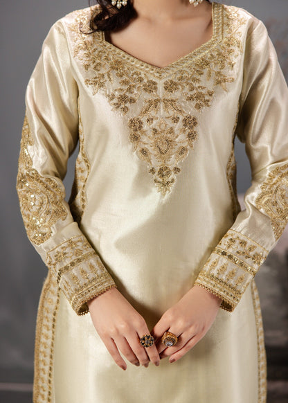 GOLD TISSUE SUIT ALS05