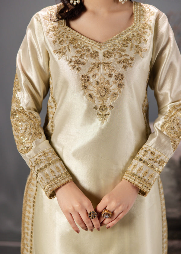 GOLD TISSUE SUIT ALS05