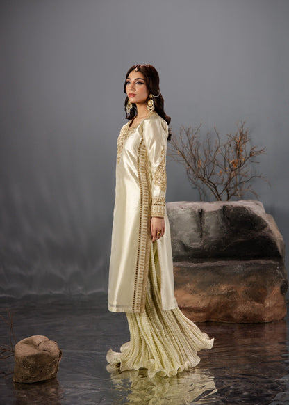 GOLD TISSUE SUIT ALS05