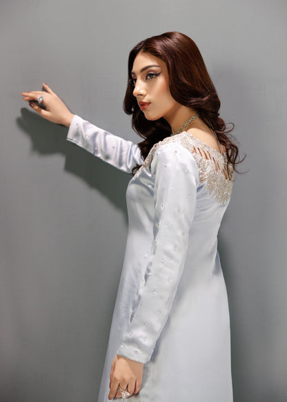 LIGHT BLUE SILK SUIT ALS01