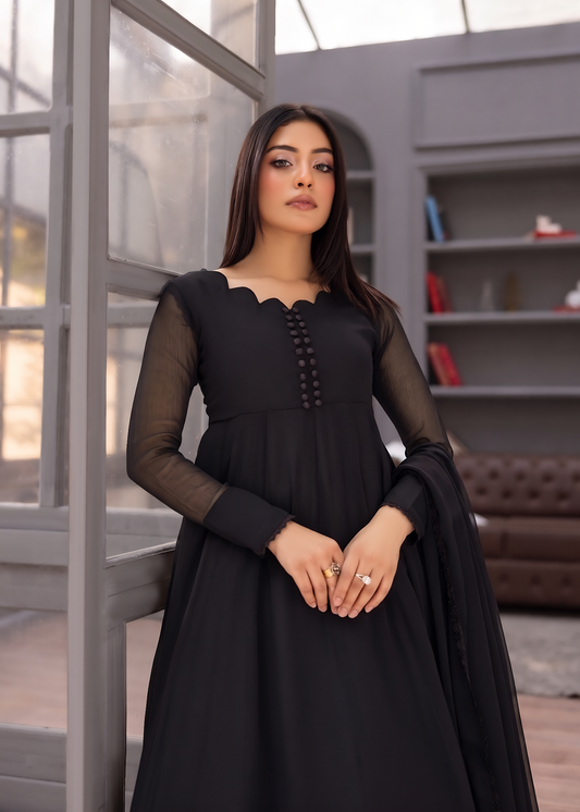 BLACK MAXI ALM00356