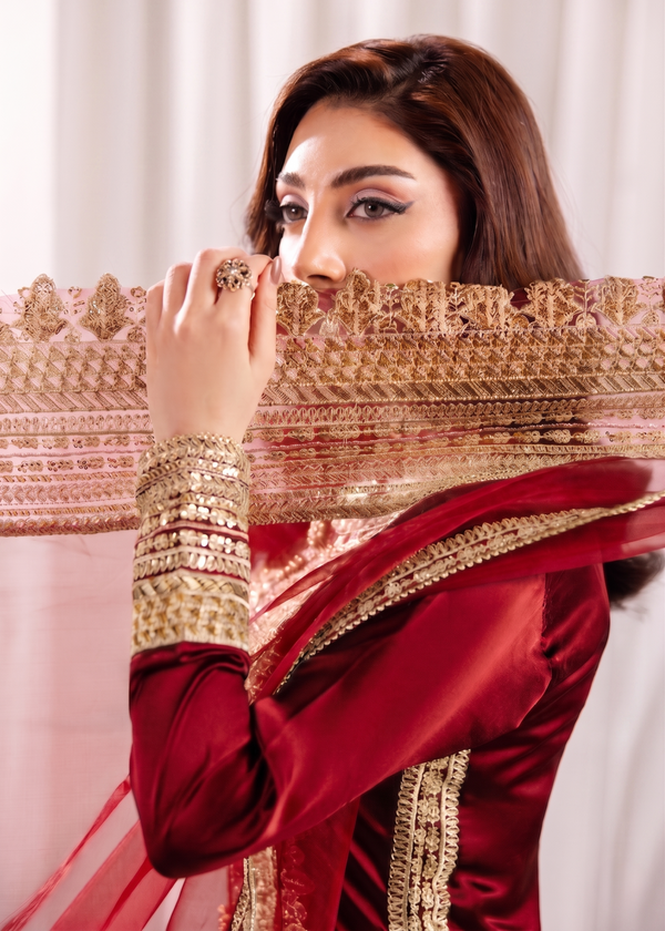 Red silk suit als13-B