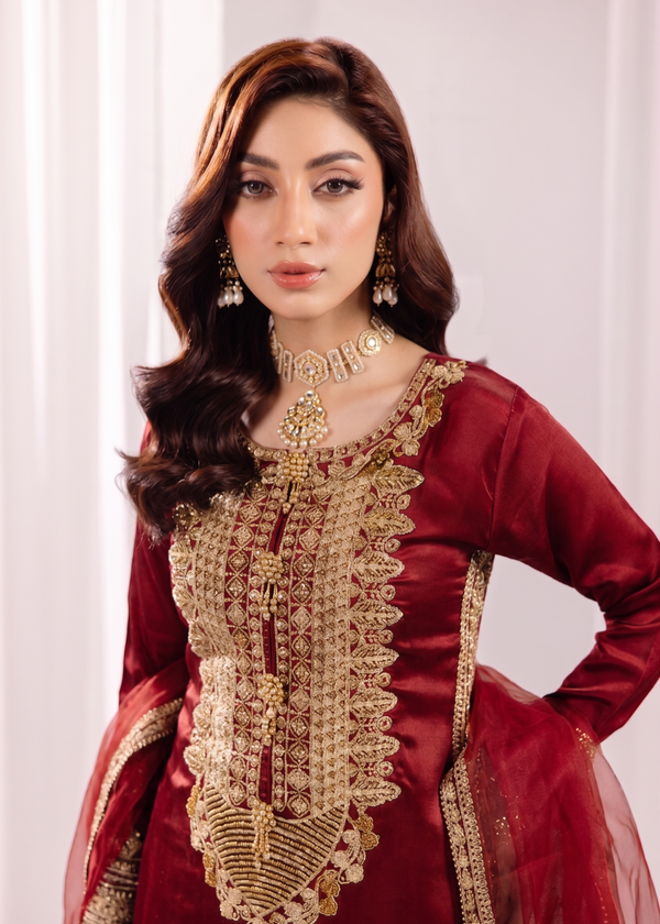 Red silk suit als13-B