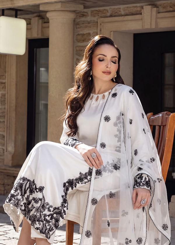Offwhite silk suit ALS557-B8