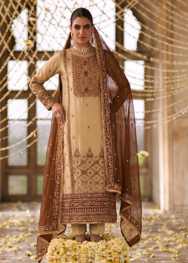 GOLD TISSUE SUIT ALN333