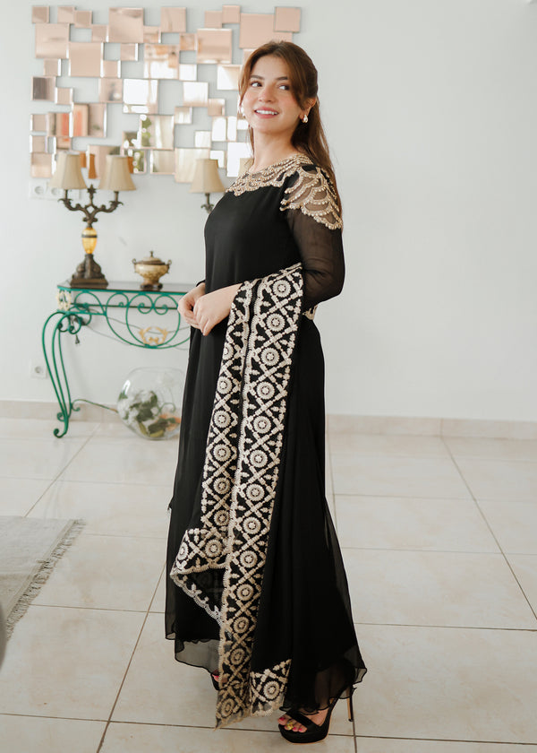 ALL001 BLACK MAXI