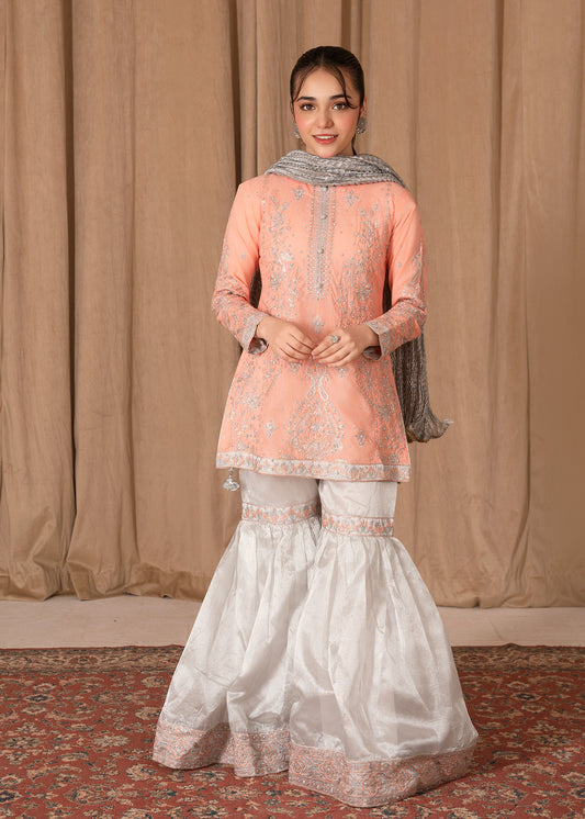 PEACH GHARARA SET ALT404