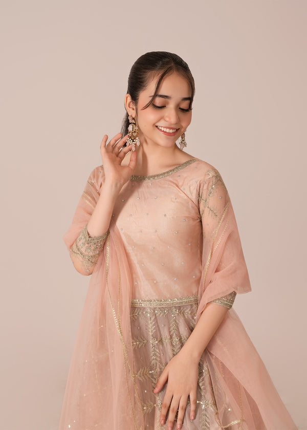 Tea pink lehanga ALT409