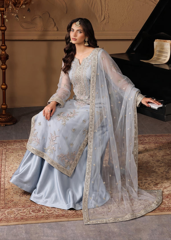 Light Grey Net Suit ALN 589-AB