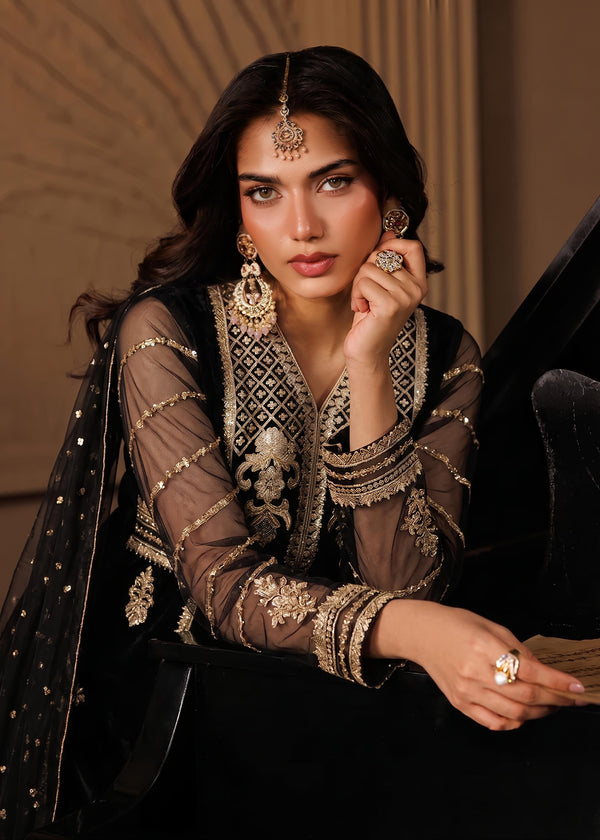 BLACK NET SUIT ALN764-B1