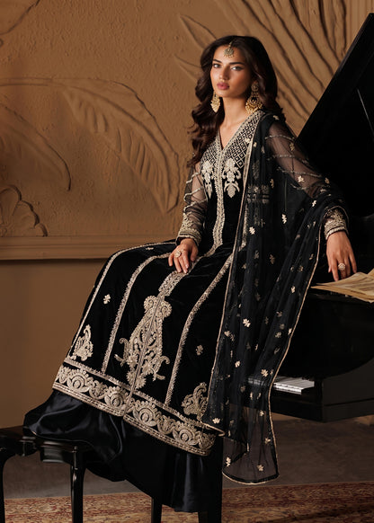 BLACK NET SUIT ALN764-B1