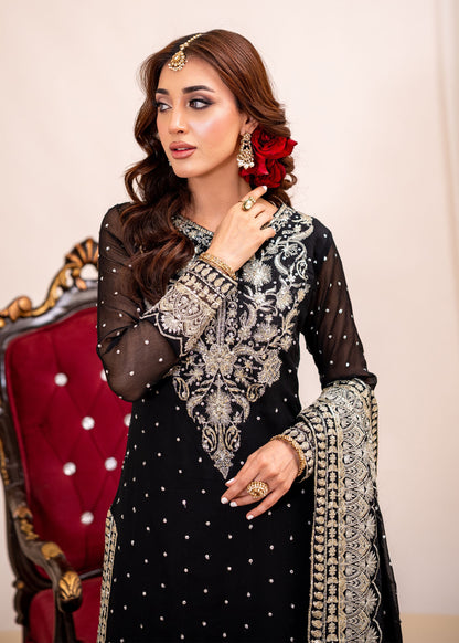 Black gharara suit ALL404