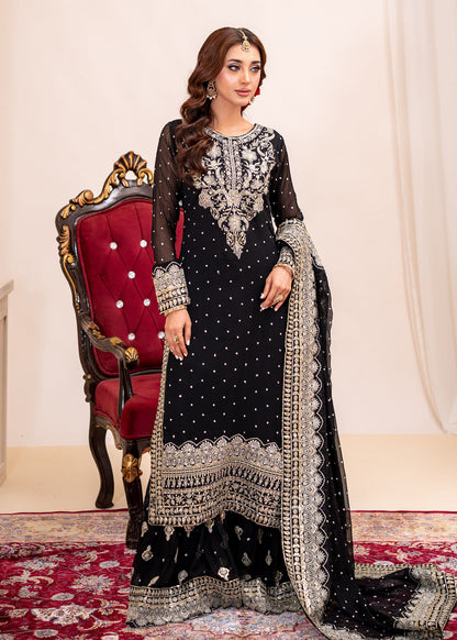 Black gharara suit ALL404