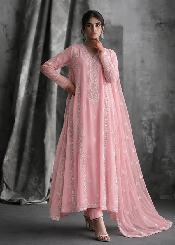 light pink chiffon suit als5784
