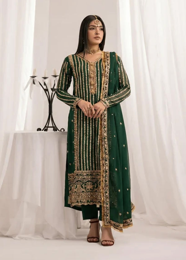 Bottle Green suit ALN401