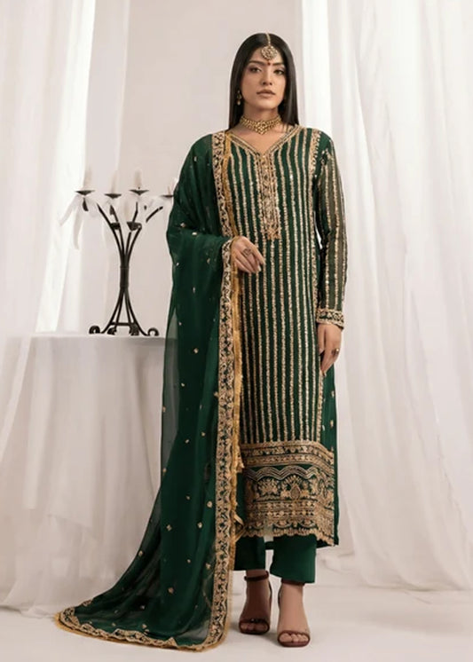 Bottle Green suit ALN401