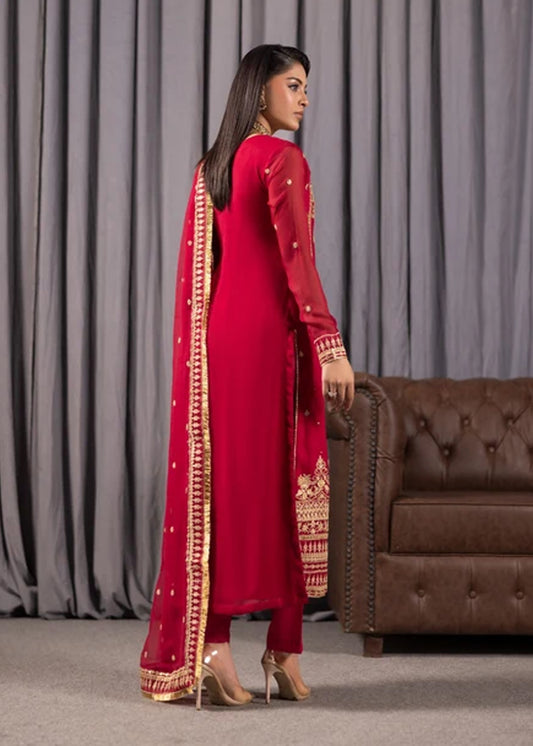 HOT PINK RED SUIT ALN30