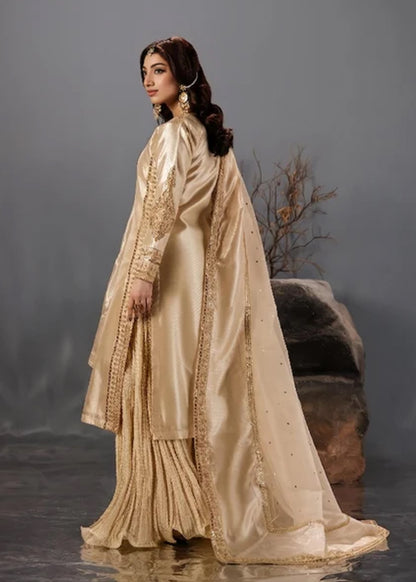 GOLD TISSUE SUIT ALS05