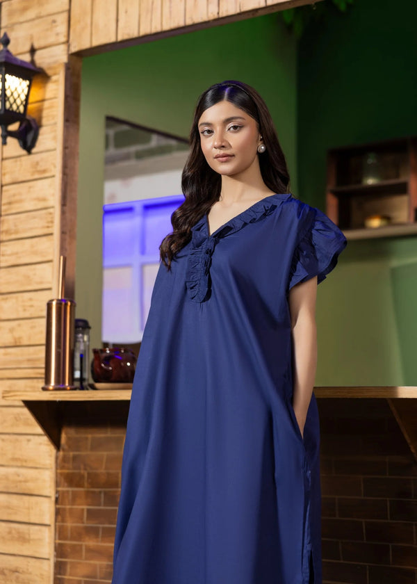 NAVY BLUE KURTA SET ALB40