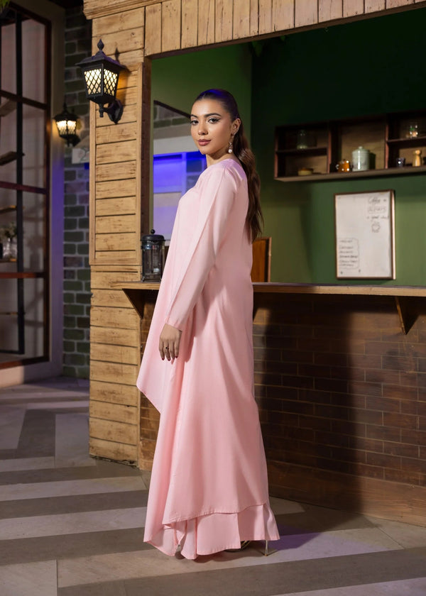 PINK LAWN KURTA SET ALB29
