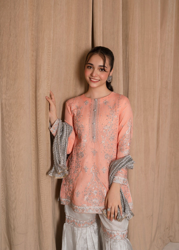 PEACH GHARARA SET ALT404