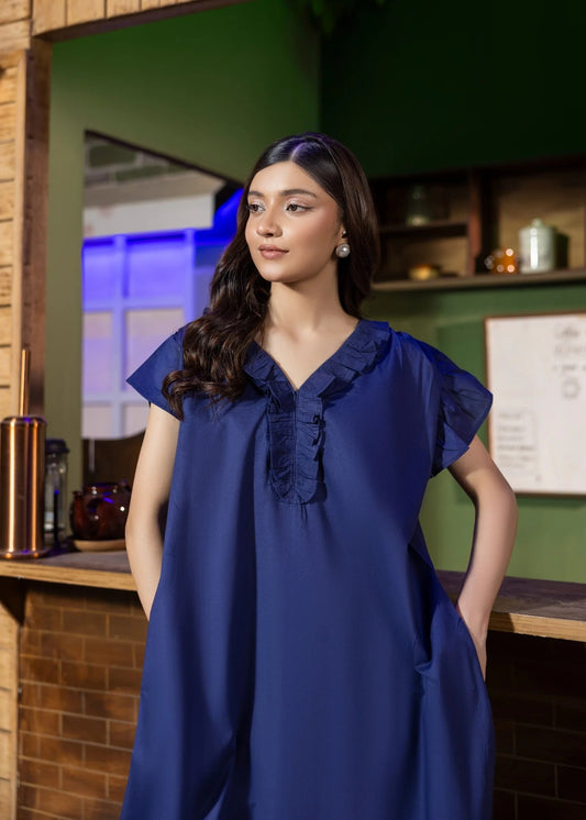 NAVY BLUE KURTA SET ALB40