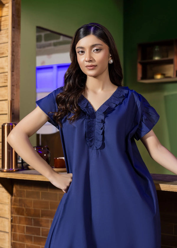 NAVY BLUE KURTA SET ALB40