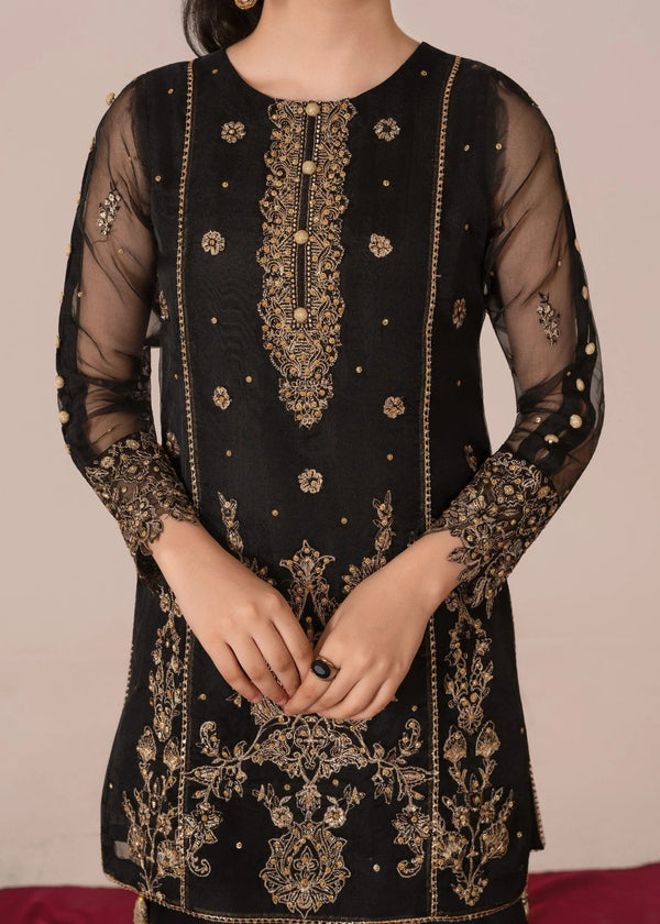 Black Gharara set ALT405