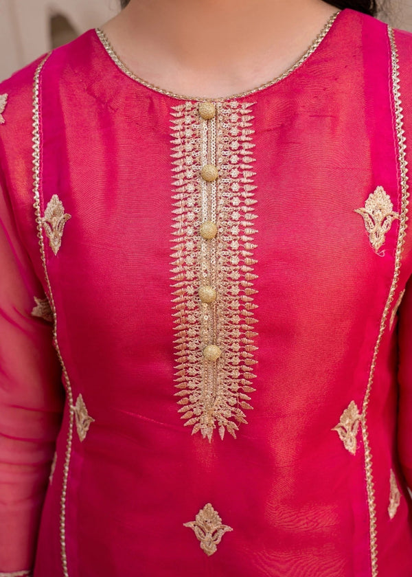 PINK GHARARA SET ALT009